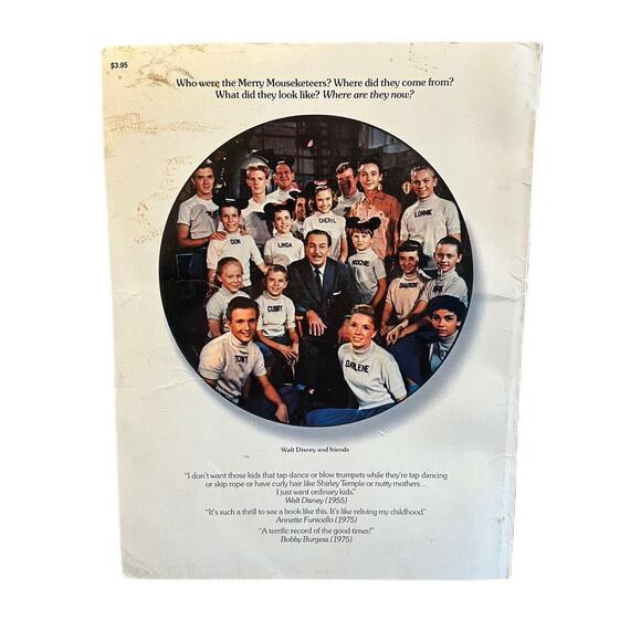 Mickey Mouse Club Scrapbook by Keith Keller 1975 1st Print Memories W Pics Music - Picture 2 of 10